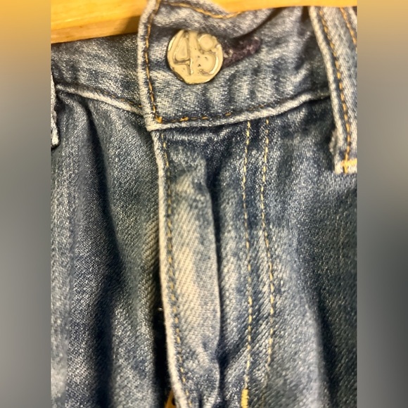 AG Women's Denim | South Gate Distressed "The Boyfriend Crop" Blue Jeans size 26 - Picture 10 of 12